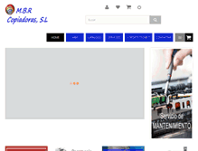 Tablet Screenshot of mbrcopiadoras.com